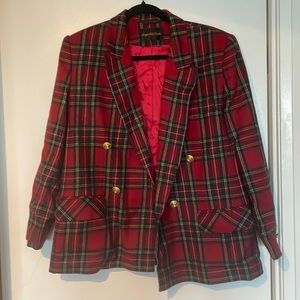 Red Tartan Blazer